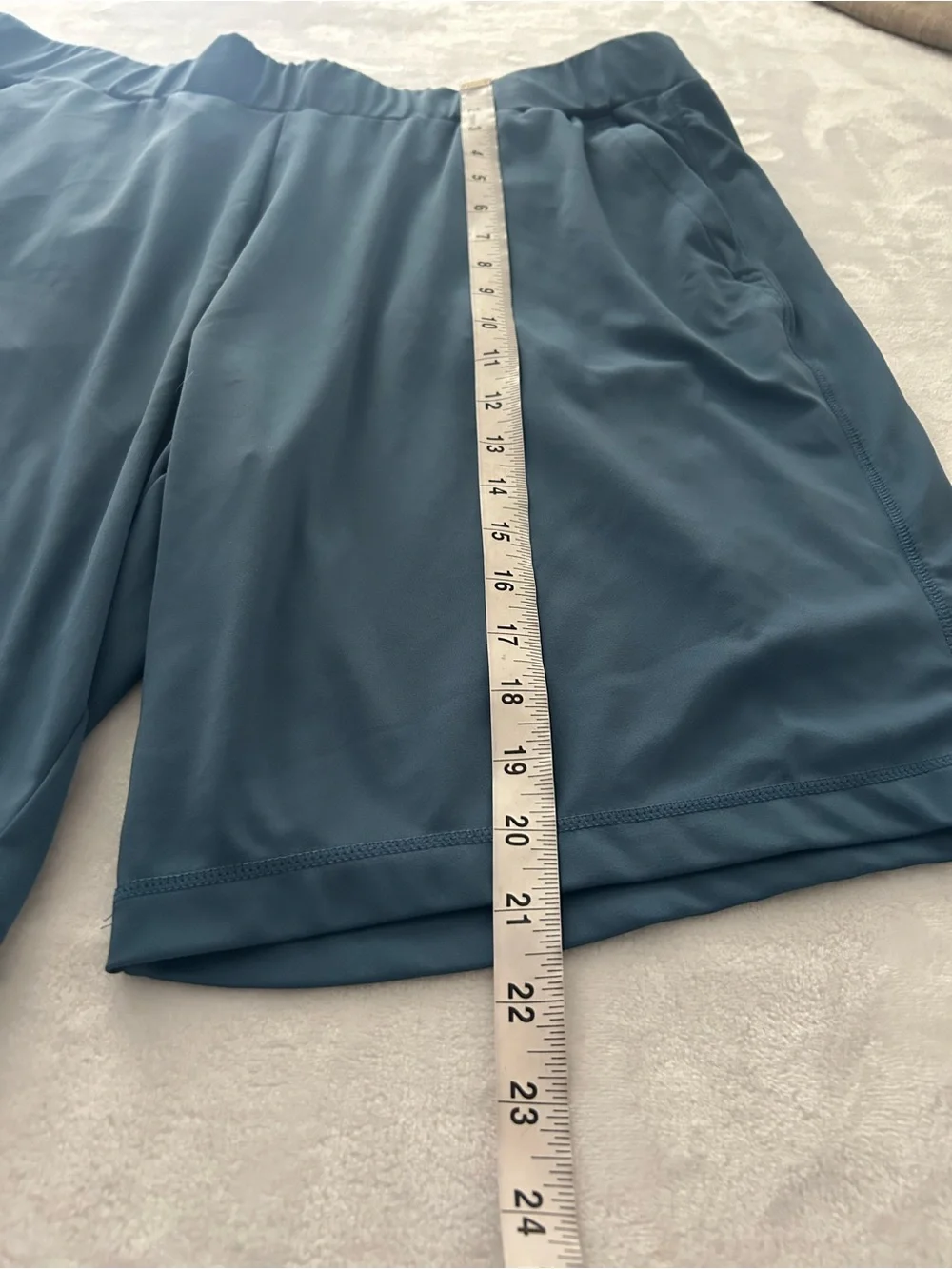 32 Degrees Cool Blue Athletic Pull On Drawstring Shorts Mens Size XXL